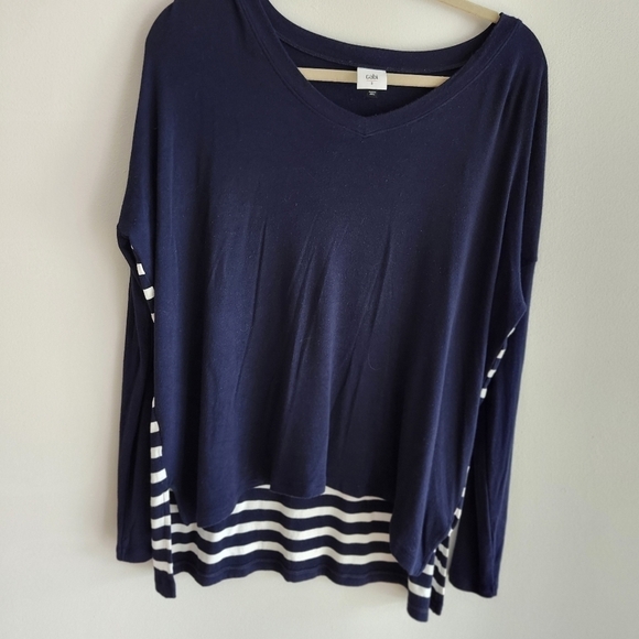 CAbi Tops - CAbi long-sleeved jersey top